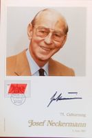 Josef Neckermann 1912-92 Autogramm Sammelkarte 18x26cm