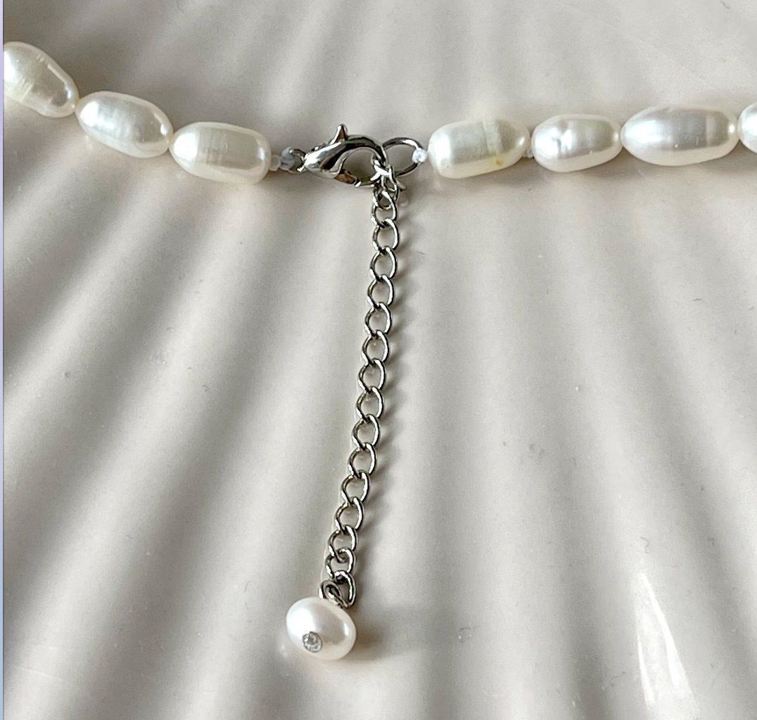 Perle (finte): Klassische reisform echte Perlenkette – Nuovo e nell'imballaggio originale da Romanshorn venduto da JK_Jewelry 8