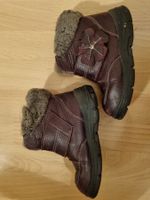 Bottines hiver fille en cuir, taille 30