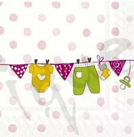 Serviette baby is coming (1623r) 2Stk.