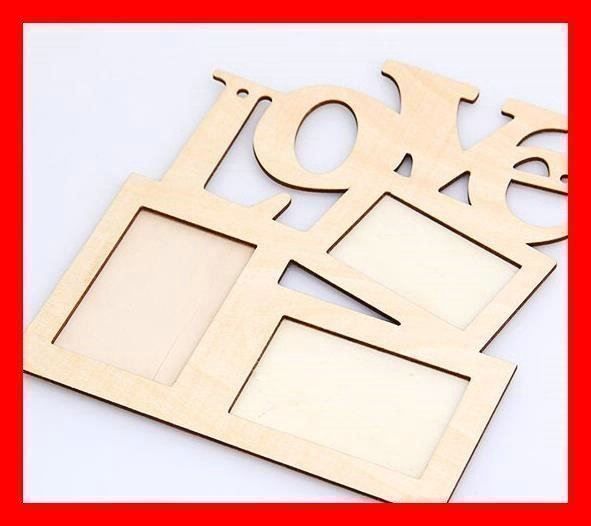Cornici: Do it yourself DIY Bilderrahmen Love Valentinstag Geschenk – Nuovo e nell'imballaggio originale da Dättlikon venduto da easythings