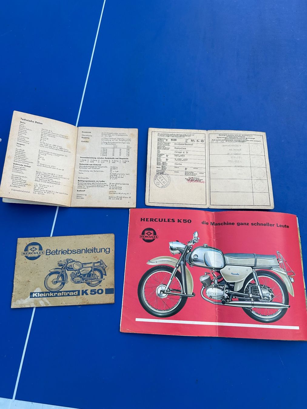 Hercules Strasse: Hercules K50 Prior erste hand-Inverkehrsetzung 1963 – Gebraucht aus Gerlafingen von internacional 1