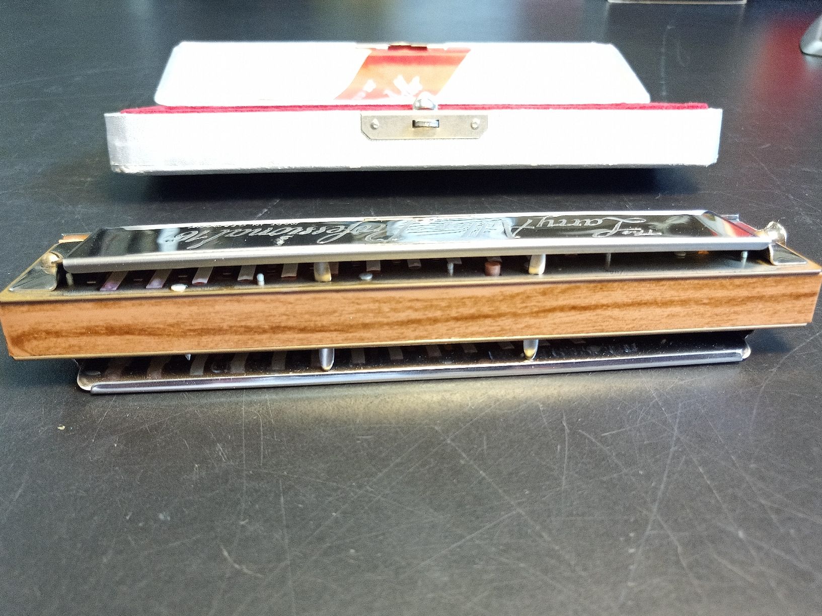 Hohner Strumenti musicali: C Mundharmonika Hohner Larry Adler Proffesional 16-Harmonica – Usato da Reiden venduto da Zofi-Brocki 3