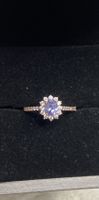Tansanit-Ring, Roségold, verstellbar, neuwertig! ✨💍 