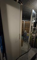 Schrank weiss mit Spiegeltüren