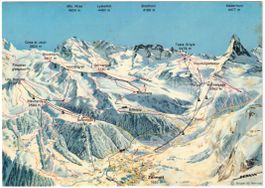 Zermatt - Pistenplan