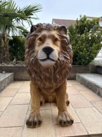 Grosse Löwen Statue für Garten oder Terrasse! NEU