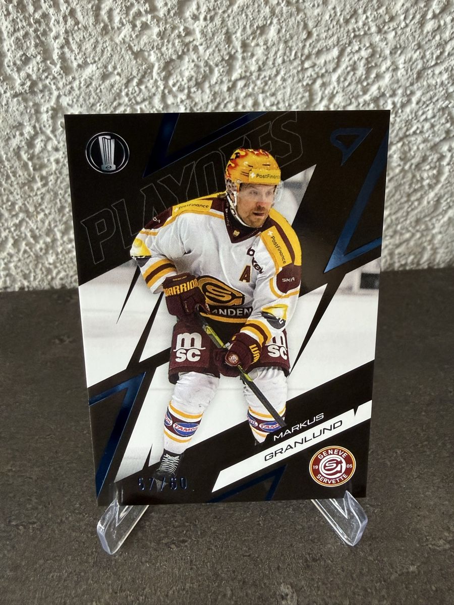 Sportzoo Carte collezionabili: 57/60 - Markus Granlund - Genève-Servette HC – Nuovo e nell'imballaggio originale da Réchy venduto da Leeroy1998