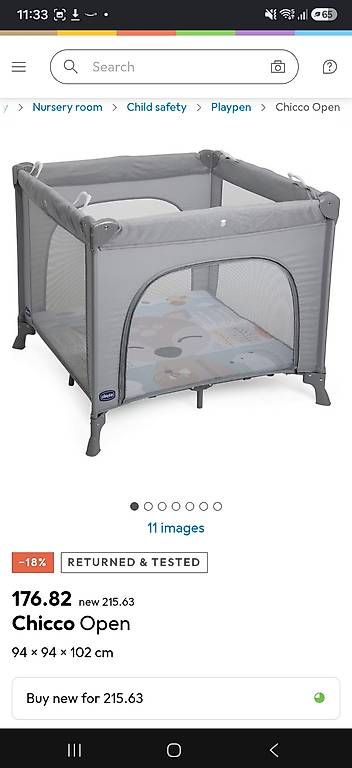 Parcs & barrières de sécurité: Chicco Open – D'occasion à Sagno par jan_f2vp