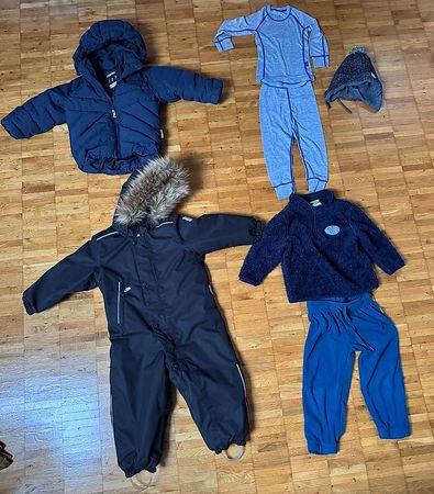 Winterkleider Set in Grösse 92 für Kinder (Reima, Rukka)