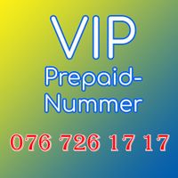 TOP-PrePaid-Nummer zum HAMMER-PREIS!! 076 726 17 17