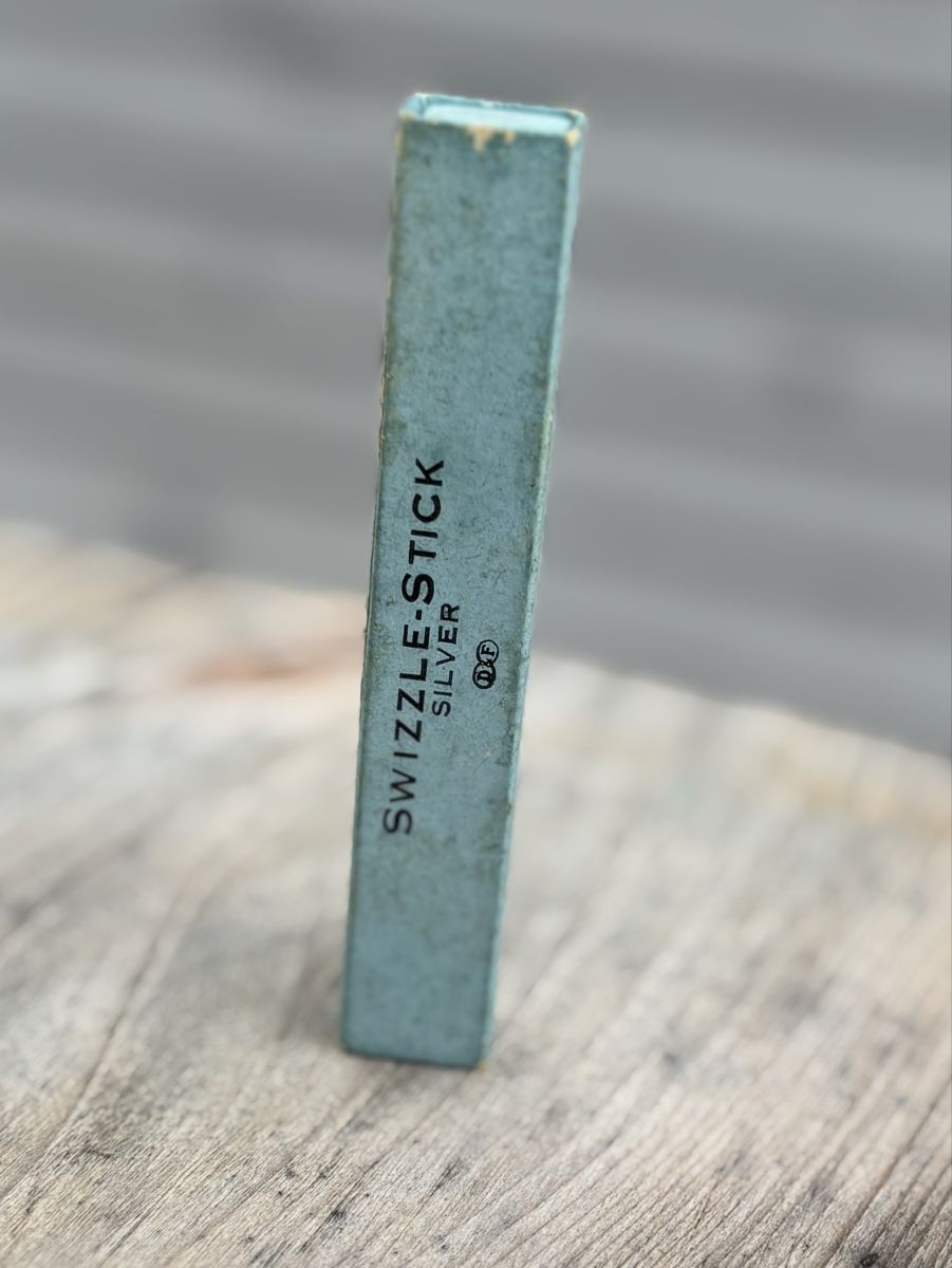Set di posate: SWIZZLE-STICK SILBER mit Box, Sterling Silber antik – Usato da Würenlos venduto da Ashley24 6