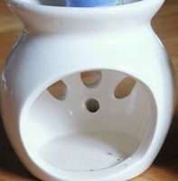 Duftlampe für ätherische Öle, Weiss, Keramik, Top Zustand