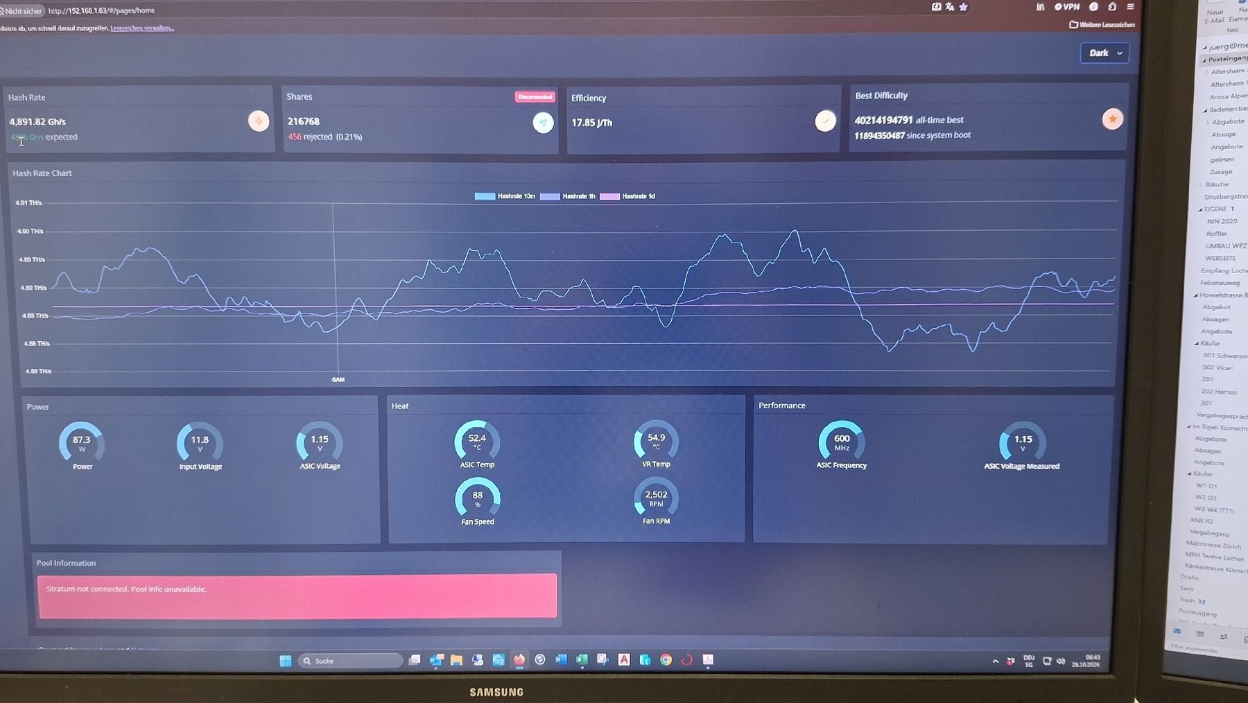 Nerdminer Coin Miner: NerdQaxe – D'occasion à Gommiswald par jue_2z52 1