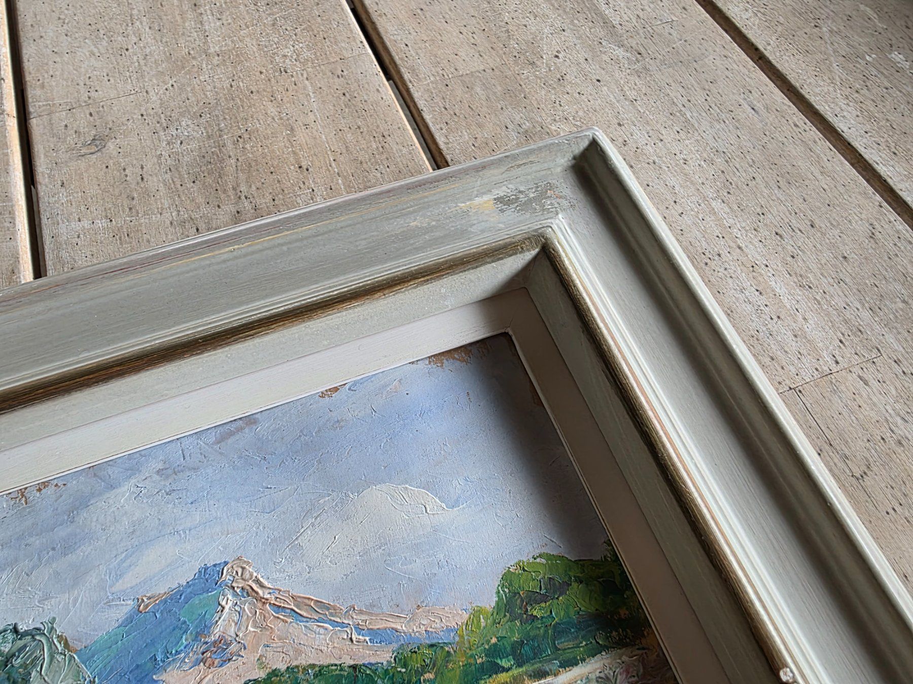 Dipinti: Gemälde Bild Landschaft 43 cm x 34 cm – Usato da Walterswil BE venduto da Lonitti 7