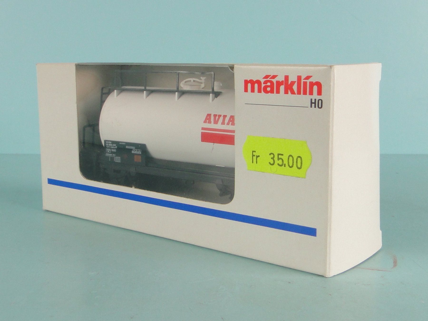 Märklin Modellini di ferrovie: Märklin H0 SBB AVIA Kesselwagen – Usato da Bülach venduto da cann11 1