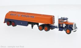 Peterbilt 281 Tankzug GULF Brekina H0 1/87 NEU in OVP