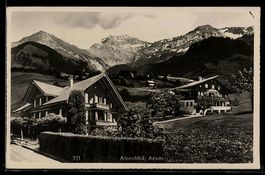 AK Aeschi bei Spiez, Alpenblick
