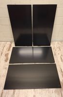 USM Haller 4x Tablare schwarz 35x75