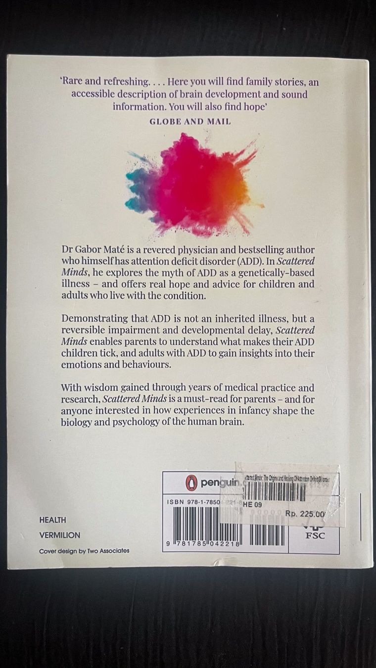 Bücher: Scattered Minds by Gabor Maté – Gebraucht aus Basel von Summerlady 1