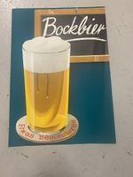 Altes Plakat Bockbier Brauerei