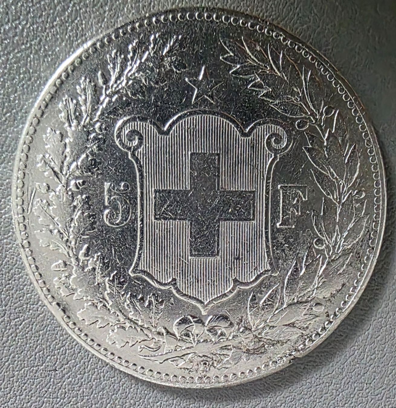 Alle Münzen: 5 Fr. 1890 - 25 gram – Gebraucht aus Niederuzwil von 262305 4