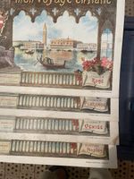 Mon Voyage en Italie Litho Rome Florenz Venedigund und Neape