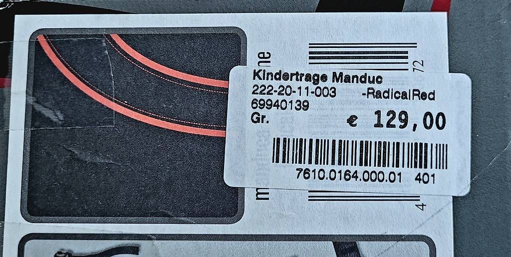 Manduca Bauch- & Rückentragen: Manduca Kindertrage "Black Line" – Gebraucht aus Kreuzlingen von _Mic_ 3