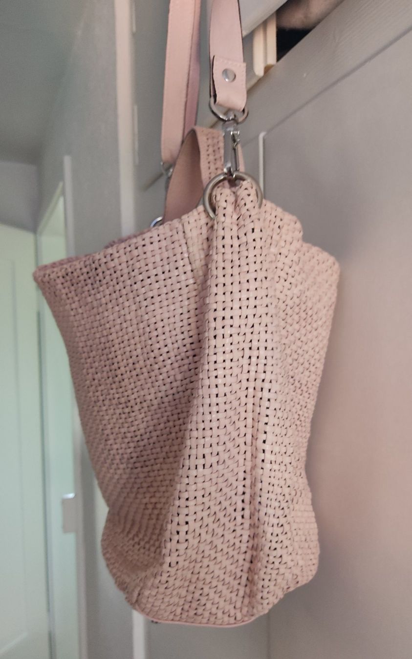 Abro Taschen für Damen: ABRO Tasche rosa geflochten – Gebraucht aus Schaffhausen von gab_v5qf 1