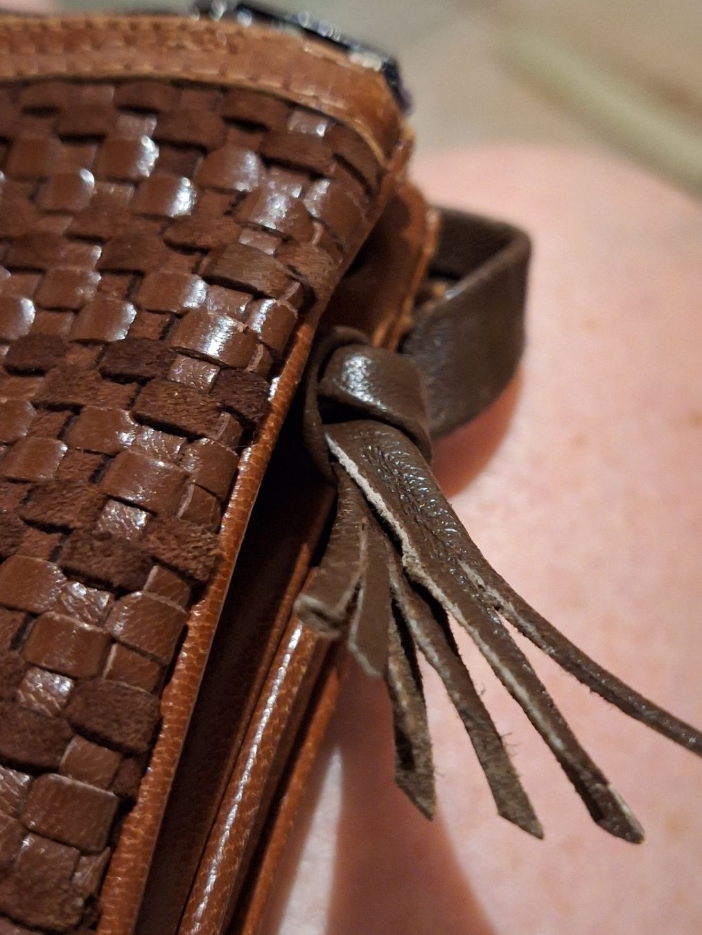 Borse da donna: Ledertasche Italien in Florentinertechnik – Usato da Rheinfelden venduto da Cleopatra2000 6