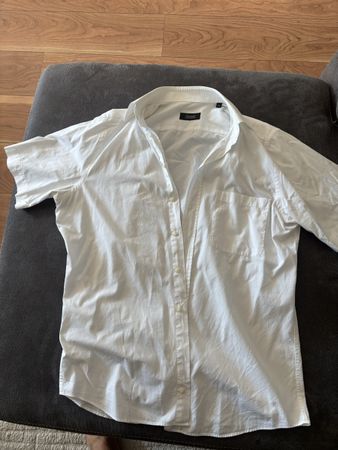 Herren Kurzarm Hemd Einhorn weiss Grösse 38 guter Zustand