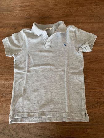 Poloshirt hellgrau Grösse 122/128