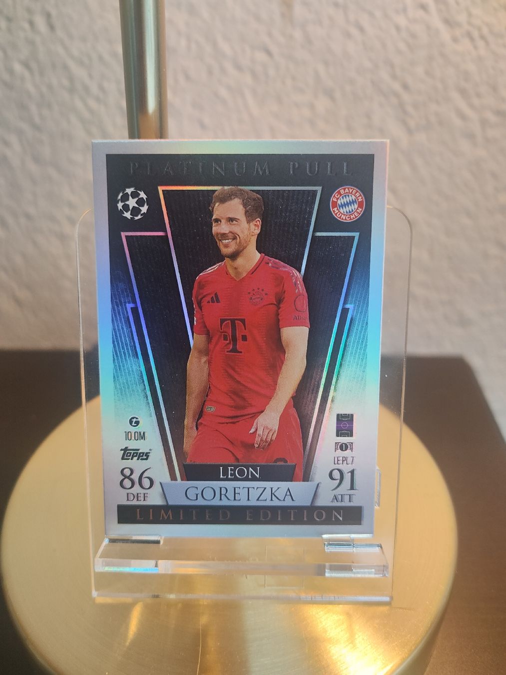 Topps Carte collezionabili: Platinum Pull Leon Goretzka Match Attax 24/25 #LEPL7 – Nuovo (secondo la descrizione) da Fully venduto da Foot_F1_TradingCards