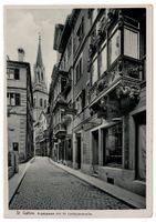 St. Gallen, Kugelgasse mit St. Lorenzen, um 1935-40