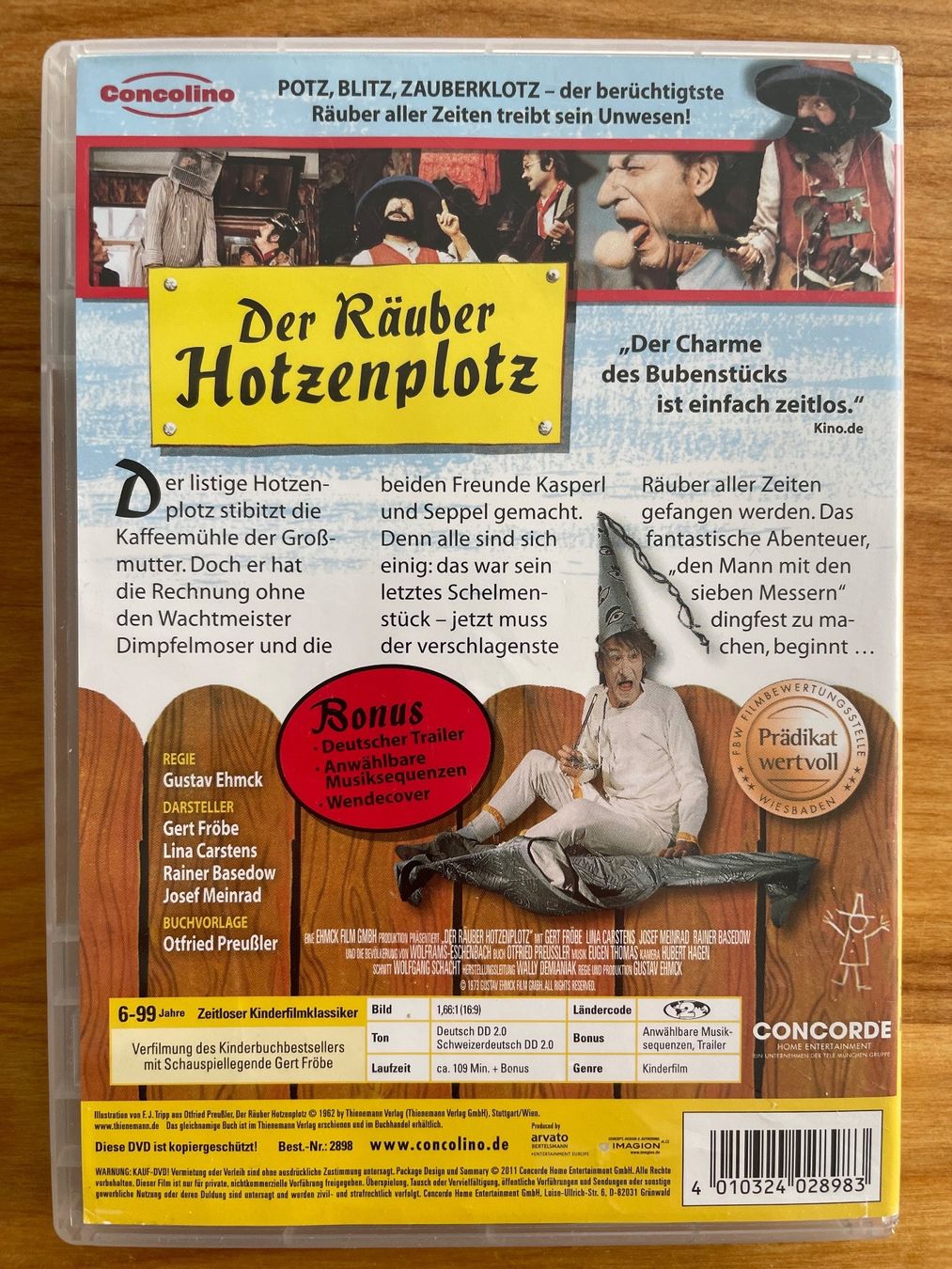 Tutti i DVDs: DVD Der Räuber Hotzenplotz – Usato da Eglisau venduto da felix_ch 1