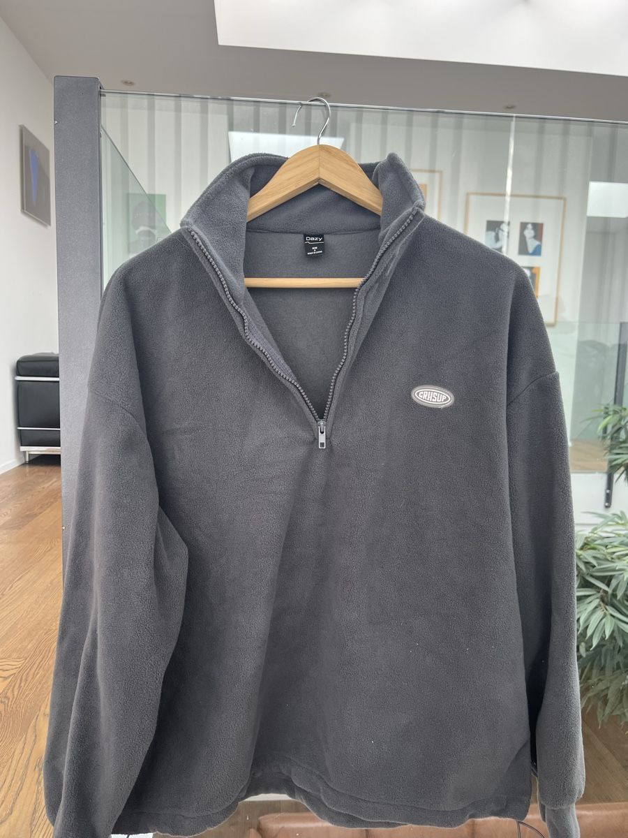 Pullover & Sweatshirts: Fleecepullover Gr. S Anthrazit Stehkragen Reissverschluss  – Gebraucht aus Bülach von omb_3 1