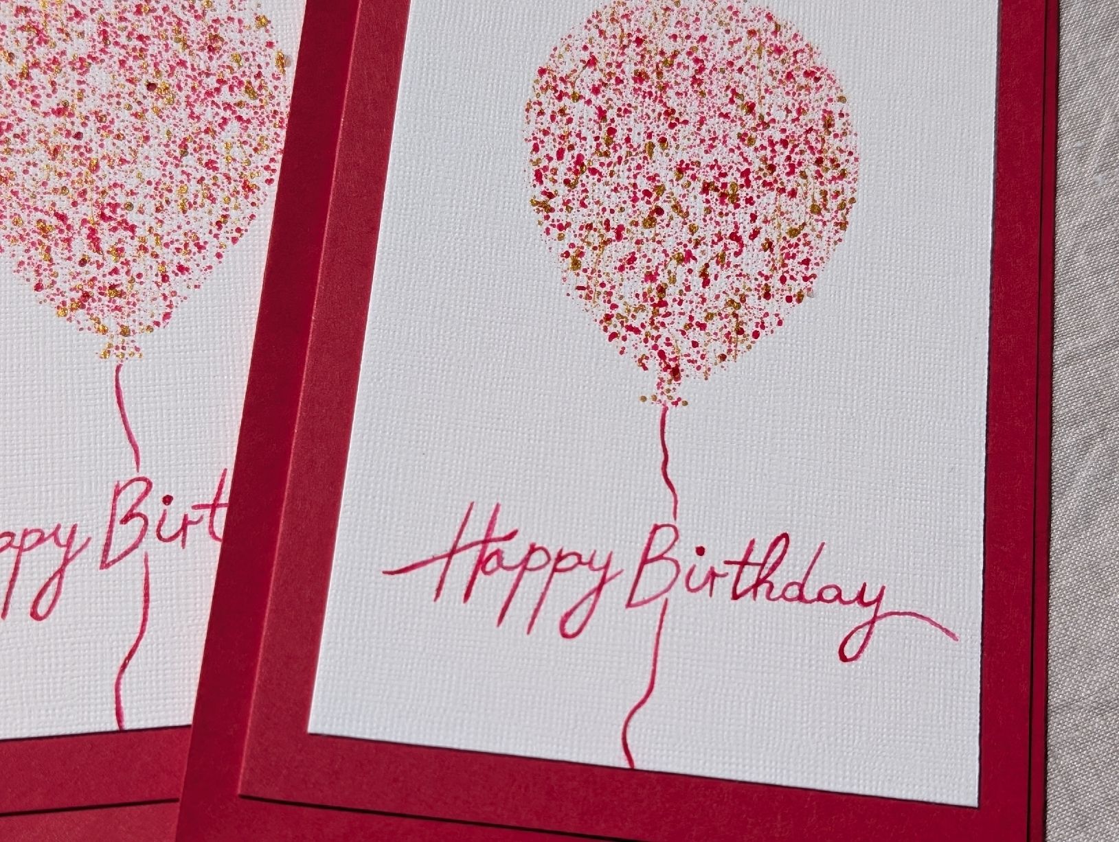Cartoline: Hand Painted Birthday Cards – Nuovo e nell'imballaggio originale da Winterthur venduto da LaVieColor 5