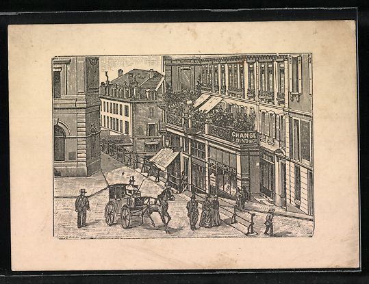 Autres collections & raretés: Vertreterkarte Lausanne, Banque-Change,  – D'occasion à Berlin par bartko-reher 1