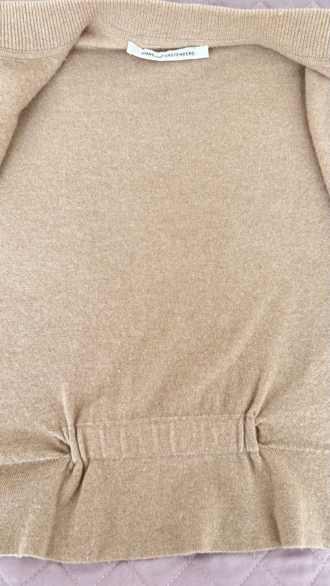 Diane von Furstenberg Cappotti: Diane von Furstenberg Strickjacke - beige, Größe S – Usato da Zollikerberg venduto da MK-13 7