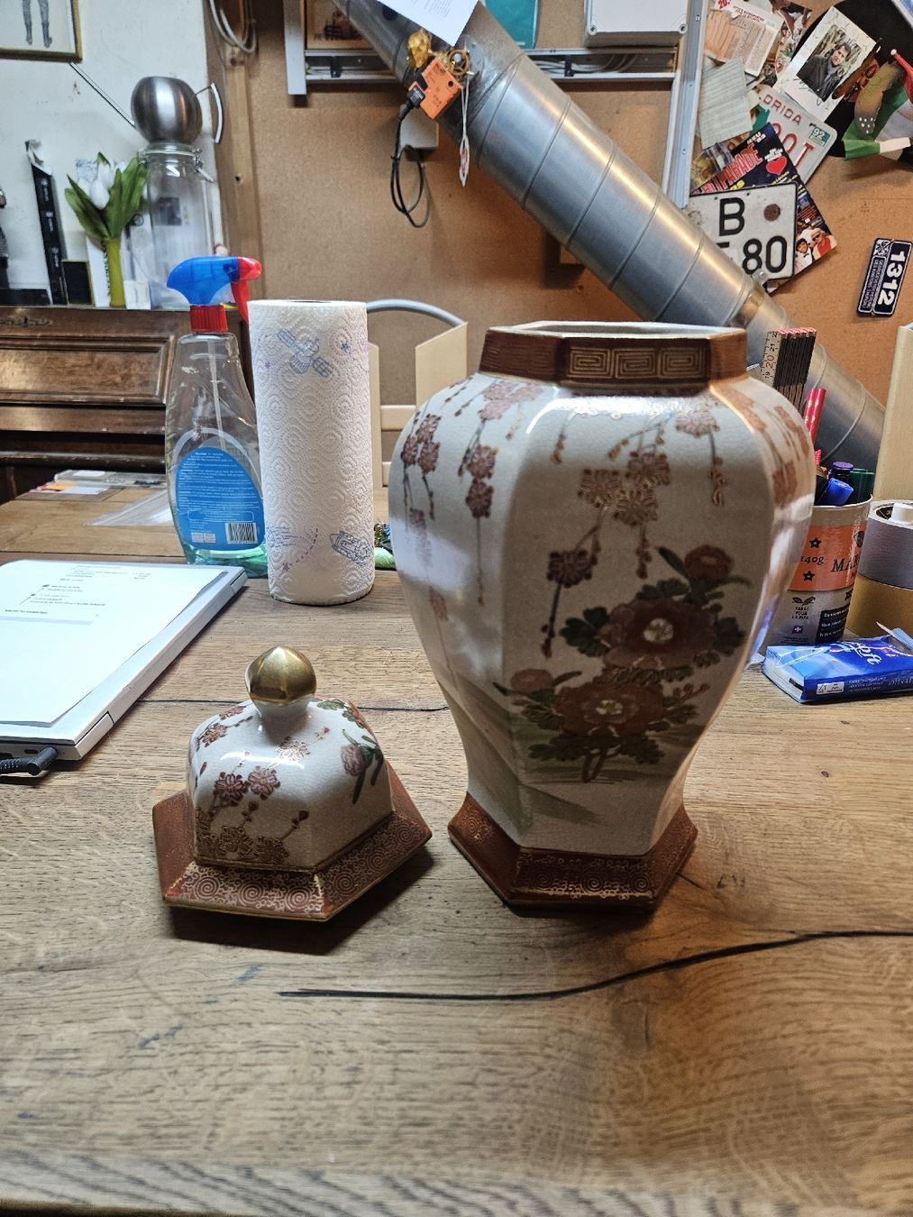 Vasi & Recipienti: Satsuma Stil Vase (D) – Usato da Rorschach venduto da TimelessTrading 3