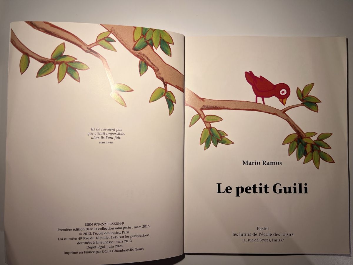 Livres: Le petit Guili, Mario Ramos – Neuf (Voir description) à Zürich par sam_9595 1