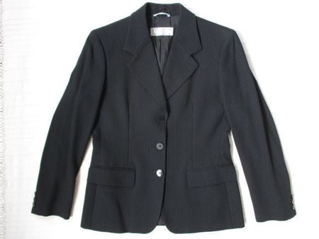 MAX MARA - Blazer Jacke Gr. 40 mit Silber Effektgarn