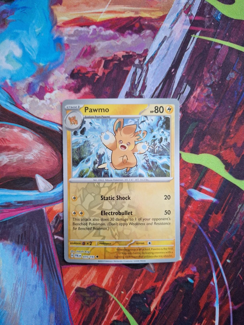 Pokémon Carte collezionabili: Pawmo - Reverse Holo - Pokemon Paldea Evolved – Usato da Altstätten SG venduto da GGsGameshop