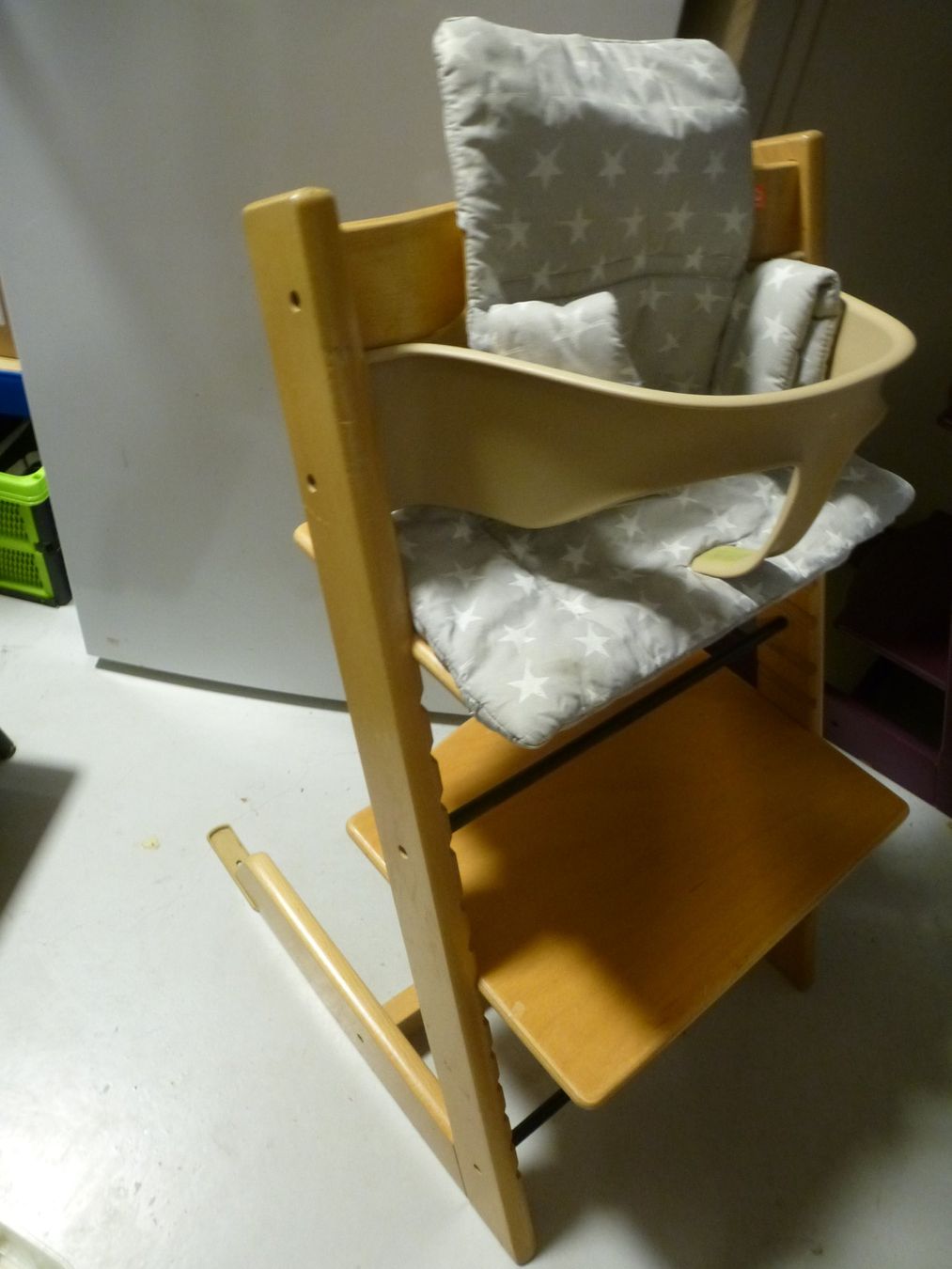 Hochstühle: stokke triptrap mit babyset und kissen – Gebraucht aus Landquart von lumima 1