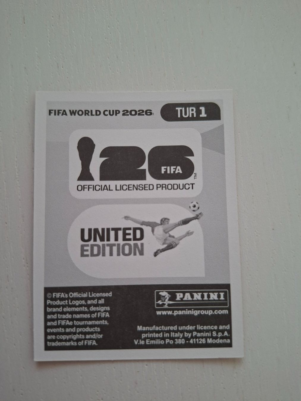 Panini Carte collezionabili: Panini FIFA WM 2026 TUR1 – Nuovo (secondo la descrizione) da Oberwil/Dägerlen venduto da Dominique1606 1