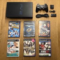 PlayStation 2 Set inkl. Controller, HDMI-Adapter & Spiele
