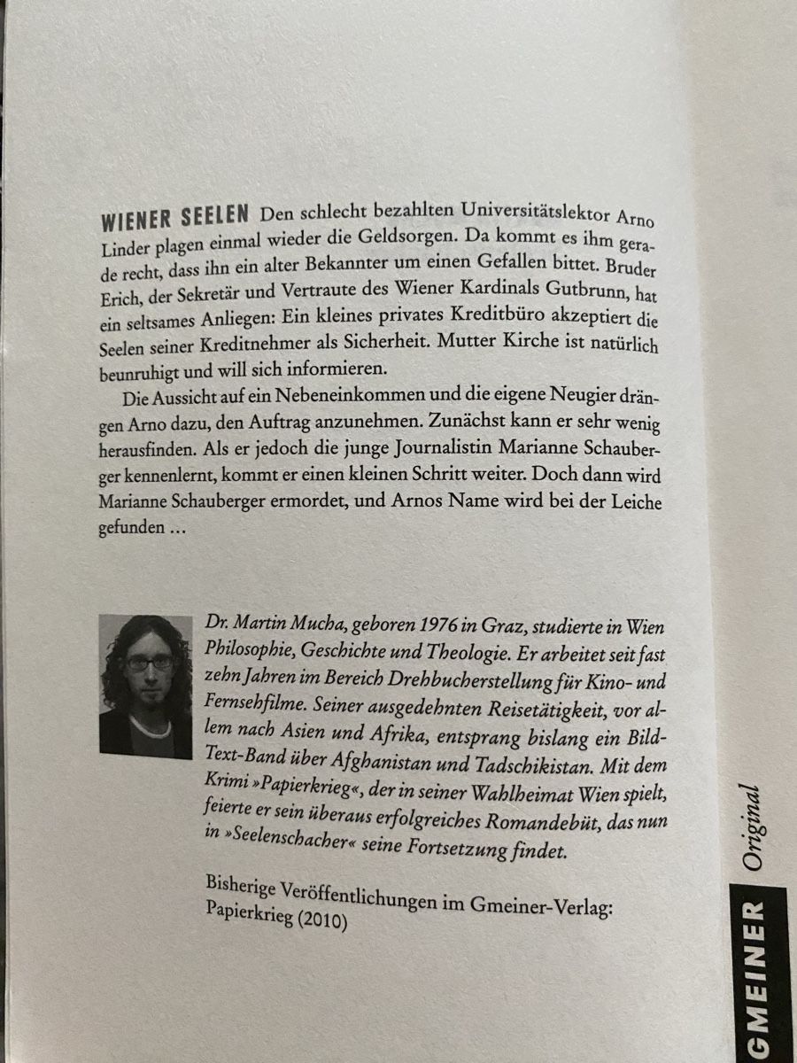 Bücher: Seelenschacher - Martin Mucha – Gebraucht aus Schwarzenburg von Michellu 4