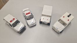 Modellbau,  Polizeiauto NYPD, 4 Stück