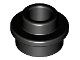 Lego Black Plate, Round 1 x 1 with Open Stud 64 Stück