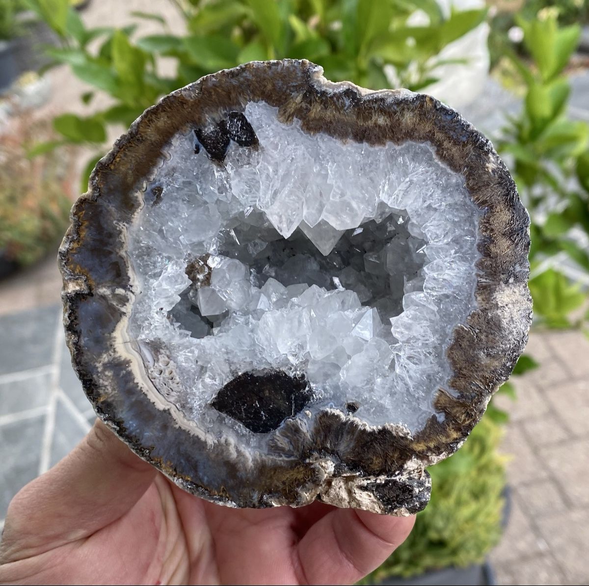 Minerali & Pietre curative: Schöne Achat Geode  – Usato da Selzach venduto da 321compac 5